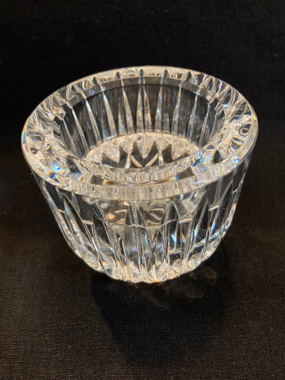 WATERFORD CRYSTAL Butterfly Voltive Tealight Candle Holder-Signed